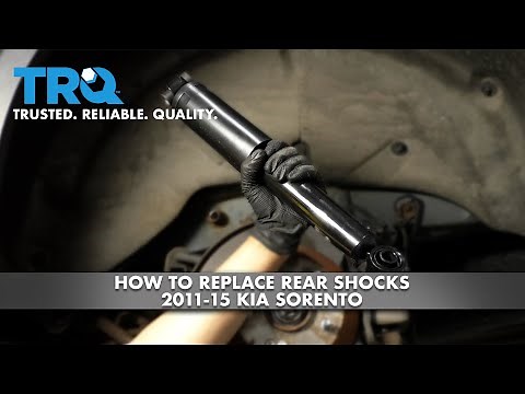 How to Replace Rear Shocks 2011-15 Kia Sorento