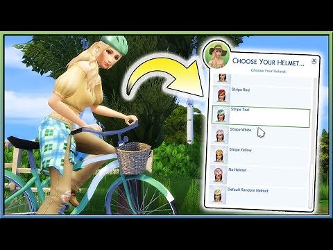 CHOOSE YOUR HELMET MOD & MORE BIKES CC!! | The Sims 4