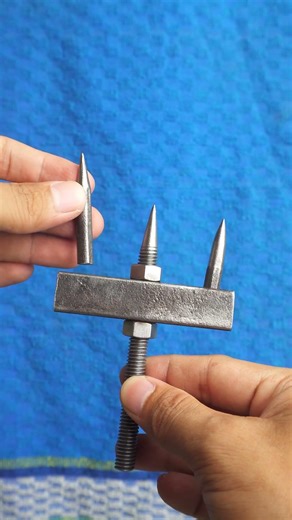 A brilliant idea from a welder, turning used building materials into useful tools.