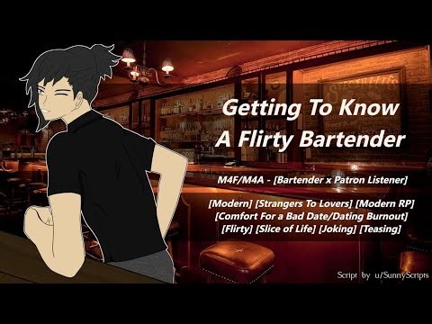 Getting To Know A Flirty Bartender [Audio RP] [M4F/M4A] [Bartender x Patron Listener]