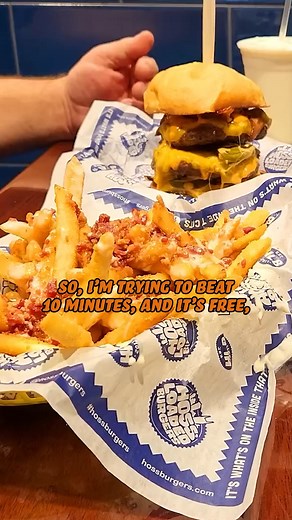 111K views · 2.6K reactions | Quick timelapse of the Jaw Dropper Challenge! That burger was HUGE! #reels #foodchallenge #mukbang | Da Garbage Disposal | Facebook
