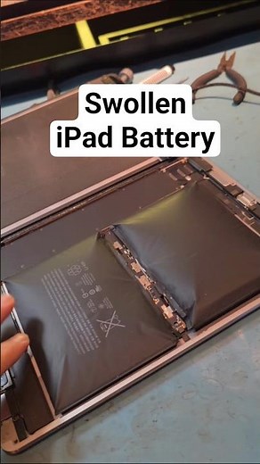 Don't worry, it is just a swollen battery 😂 Swollen iPad Battery #ipad #battery