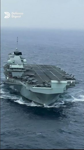 Largest and Most Powerful Aircraft Carrier of the British Royal Navy