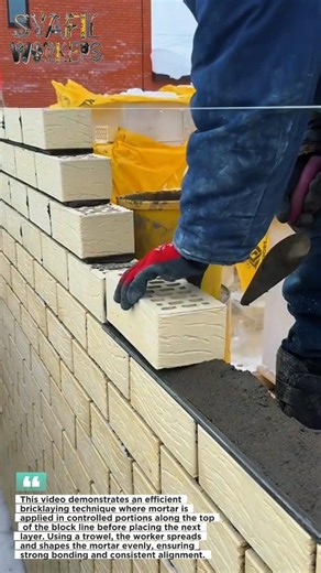 Bricklaying Hack That Pros Use to Build Faster! 🧱🔥