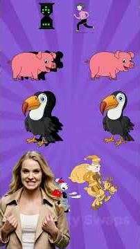 Crazy Swaps Challenge: Can You Place Pig & Toucan? | Challenge NO.7 | Crazy Swaps