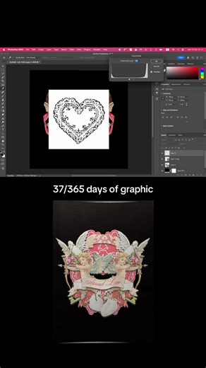 Creative Valentine's Card Design in Photoshop