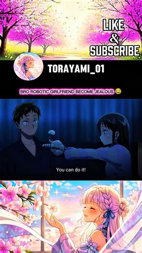 BRO ROBOTIC GIRLFRIEND BECOME JEALOUS 😂#anime