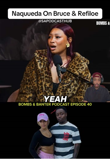 Naquueda On Bruce & Refiloe. | | | | | #sapodcasthub #bombsandbanterpodcast #podcastandchillwithmacg #openchatspodcast #newgenpodcast