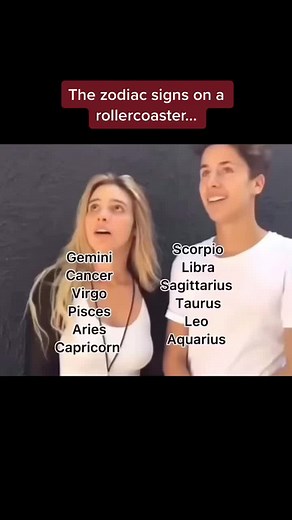 The zodiac signs on a rollercoaster…🤣❤️ #fyp #foryou #foryoupage #fypシ #4u #LiveForTheChallenge #xyzbca #viral #trending #blowup #astrology #zodiacsigns #funny #comedy #jokes #rollercoaster