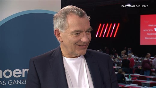 phoenix vor ort: Jan van Aken (Die Linke): Bis 2027 neues Parteiprogramm erarbeiten