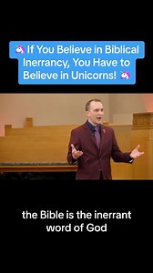 🦄 If You Believe in Biblical Inerrancy, You Have to Believe in Unicorns! 🦄 #bible #unicorn #inerrant #christian #christianity #progressivechristian #progressivechristianity #christiantiktok #progressiveclergy #christianitytiktok | Rev. Dr. Caleb J Lines