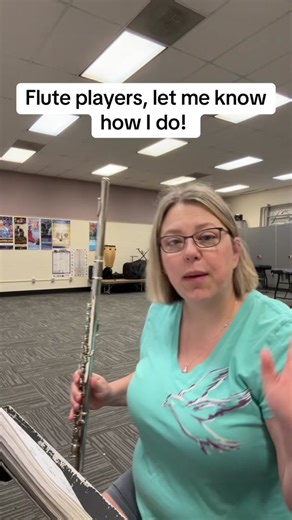 Can your band director play all the instruments? Here we go on the flute! #banddirector #banddirectorsoftiktok #band #flute