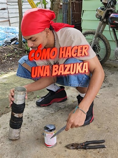 Cómo hacer una bazuka dominicana con latas