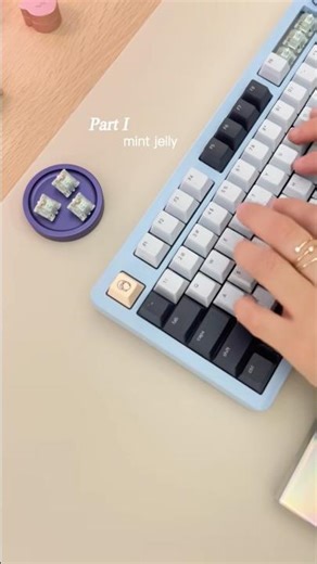 ✨ASMR Typing | Gateron Mint Jelly Silent Switches x Leobog Hi8 #soundtest #mechanicalkeyboard