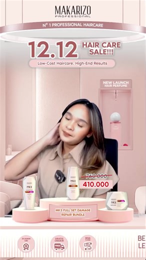Makarizo Professional Texture Experience Hair Perfume Smooth Shiny 100ml - Rambut tetap segar, wangi dan anti kusut selama 12 jam