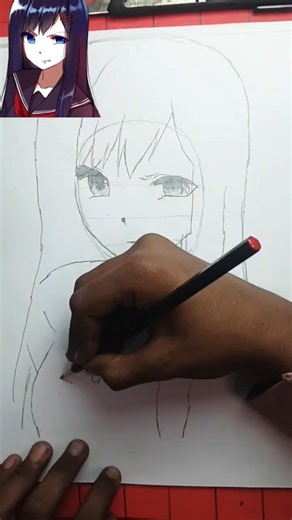 Cute japanese girls## drawing ##art in sketch 😍 ✨️