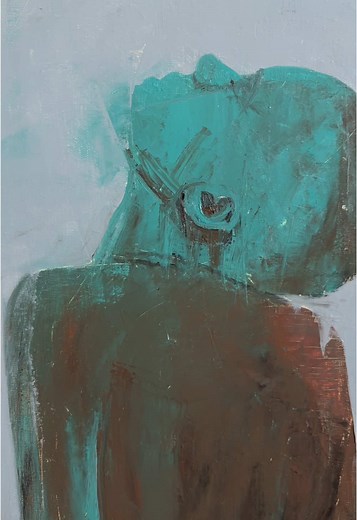 One Hour Art Process: Pain and Painting by Ponarsher