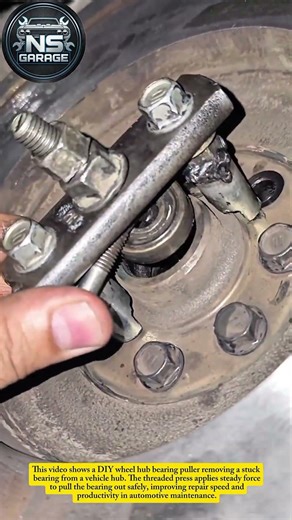DIY Wheel Hub Bearing Puller | Smart Automotive Repair Tool#shorts #engineering #usa