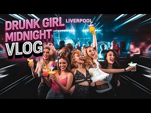 Late Night Chaos in Liverpool | Drunk Girls Midnight Vlog | Wild Party Moments