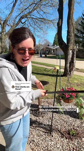 Transform Your Garden with Shepherd's Hooks for Bird Feeders & Flowers #GardenDecor #BirdWatching