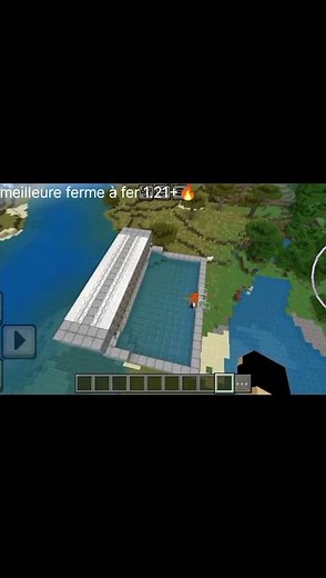 meilleure ferme à fer 1.21 Minecraft Mobile 🔥