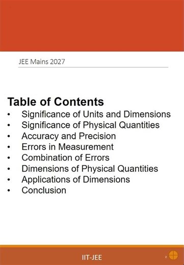 IIT JEE 2027–Physics Chapter 2 Study Notes Part 5 [7. Applications of Dimensions]