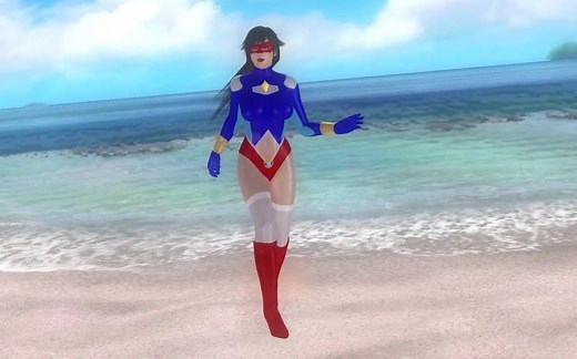 DOA5 Spandexer女战士的mod展示