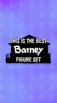 The BEST Barney Figure Set! 💜🦖 #BarneyTheDinosaur #Nostalgia #Shorts