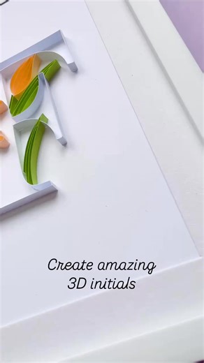 13 reactions | Create unique monogram artwork and personalised cards with our Floral Letter Paper Quilling Kits and Template Pads. | Katy Sue Designs Crafts | Facebook