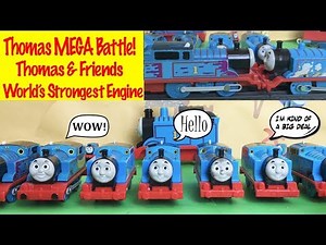 Thomas MEGA Battle - World's Strongest Engine with Thomas and Friends Toy Trains