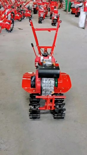 Multi-Functional Hand-Held Double-Chain Track Micro-Tiller for Agriculture
