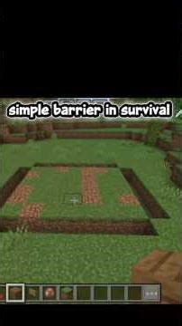 making a barrier block in survival in Minecraft #viralshorts2025 #minecraft #gaming