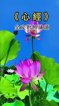 《心經》全文260字，靜心聆聽，抄抄經，心態寧靜 #抄經 #修心修行 #心經