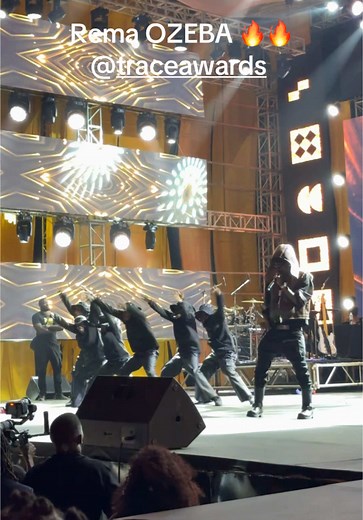 Rema's Stunning Performance at Trace Awards 2025