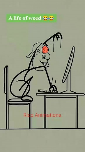 😂😂life with weed be like #viral #fyp #animationmeme #2danimation #funnyvideos #funnyanimations #flipaclip #tiktokanimation | Rico Animations