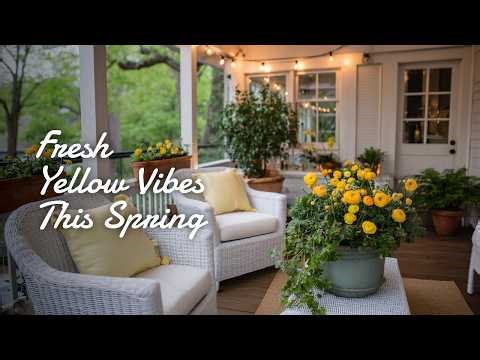 💛 Buttery Yellow Home Decor Ideas for Spring 2026: Fresh and Cozy Farmhouse
