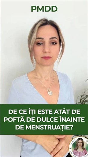 De ce ai poftă de dulce înainte de menstruație? #PMDD #sanatate #Menstruație #Glicemie #naturopatia