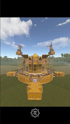 TACULARR | UPDATE RUST BASE with MINI CHINAWALL #rust #rustbase #rustgame #rustclips #chinawall