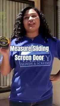 How to Measure a Sliding Screen Door #howto #diy