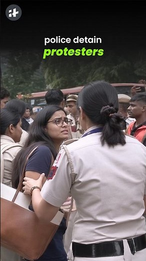 delhi police detain cjp protesters at jantar mantar #shorts