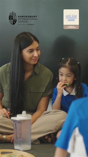 During snack and lunch time, children learn to connect, communicate, and care for themselves and others. . มื้ออาหารเล็กๆ ที่เต็มไปด้วยการเรียนรู้และความใส่ใจ | Shrewsbury International School Bangkok Riverside