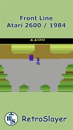 Charge into Front Line on Atari 2600! Dodge bullets, trade fire, and roll out in tanks to crush the enemy base. Classic arcade combat at home. #FrontLine #Atari2600 #RetroGaming