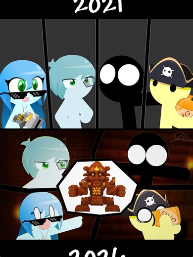 Stickman vs Golem 2021 - 2026#jzboy #stickmanvsterraria #terraria #animation #terrariaanimation