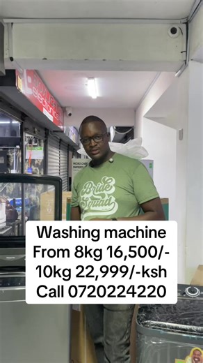 Washing machine should be in your home now…call 0720224220 to make your order we deliver countrywide #electronic #budget #tcl #hisense #1millionviews