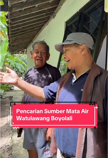 Pencarian Sumber Mata Air di Watulawang Boyolali