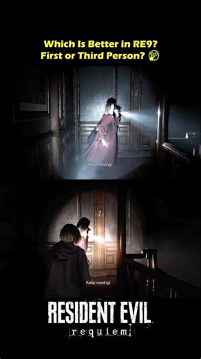 RE9 First Person vs Third Person 👀🔥Grace