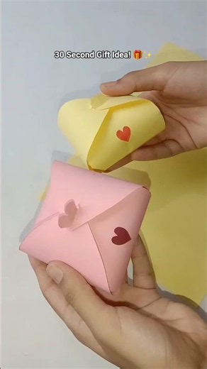 DIY Cute Paper Gift Pouch 🎁💌