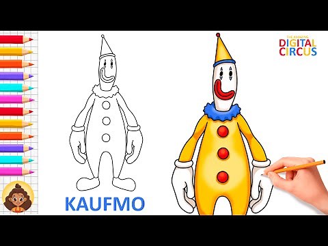 How to Draw Kaufmo | from The Amazing Digital Circus