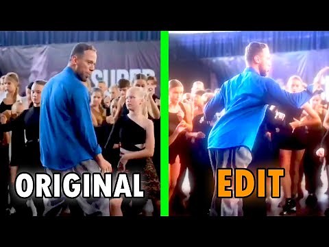 Blue Shirt Guy Dancing Original vs Edit