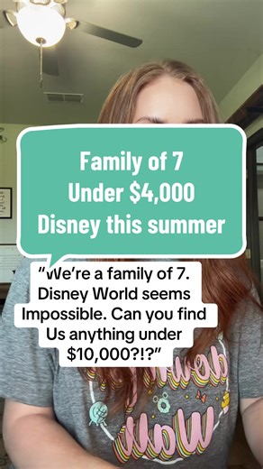 Family of 7 at Disney World this summer for $3,680 👀🏰 4 nights at Disney’s All-Star Sports Resort Two connecting rooms 3 park days On-site Disney perks Disney also offers flexible payment plans, so many families lock this in now and pay it off little by little before travel. Planning a big family trip to Walt Disney World in 2026 doesn’t have to cost a fortune. I help families find the best deals, apply discounts automatically, and handle all the planning at no extra cost. Comment GO and I’ll 